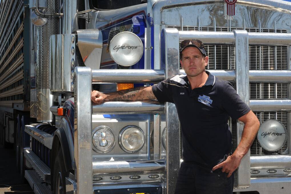 Mick Trebeck, Goondiwindi - driver for livestock carrier Paul Milgate Transport, Trangie