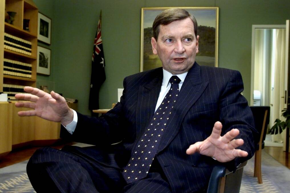 Former South Australian federal Liberal MP Neil Andrew when he was Speaker of the House of Representatives in 2000.
