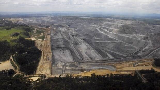 Rio Tinto's Warkworth open-cut coal mine in the Hunter Valley.