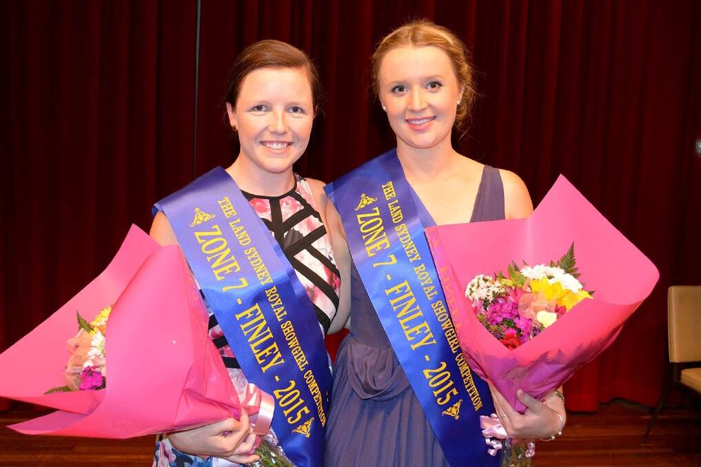 West Wyalong Showgirl April Barber and Hay Showgirl Rose Booth will represent Zone 7 in the final of the 2015 The Land Sydney Royal Showgirl Competition.