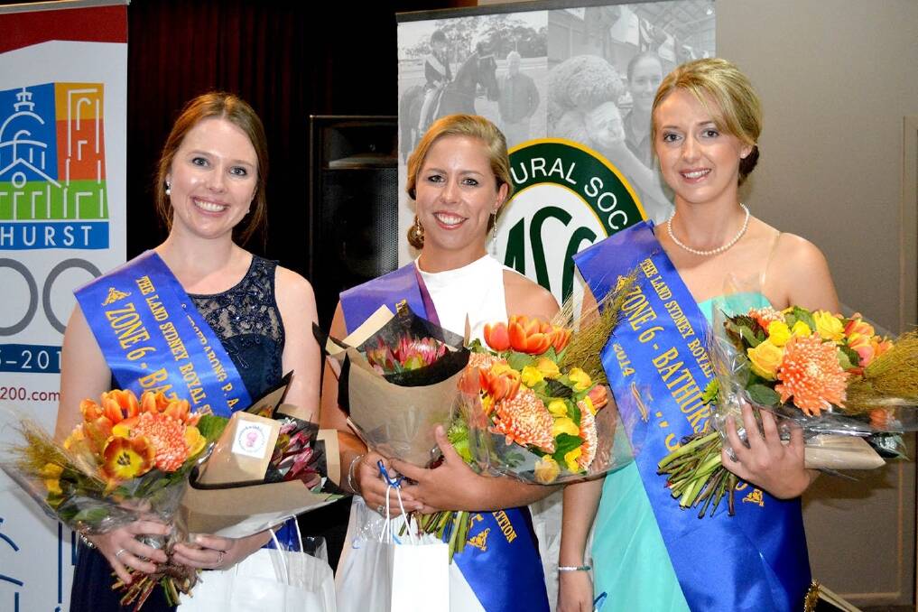 Bedgerabong Showgirl Stacey Webb, Cumnock Showgirl Lucy Watt and Blayney Showgirl Leia Chapman will represent Zone 6 in the final of the 2015 The Land Sydney Royal Showgirl competition.