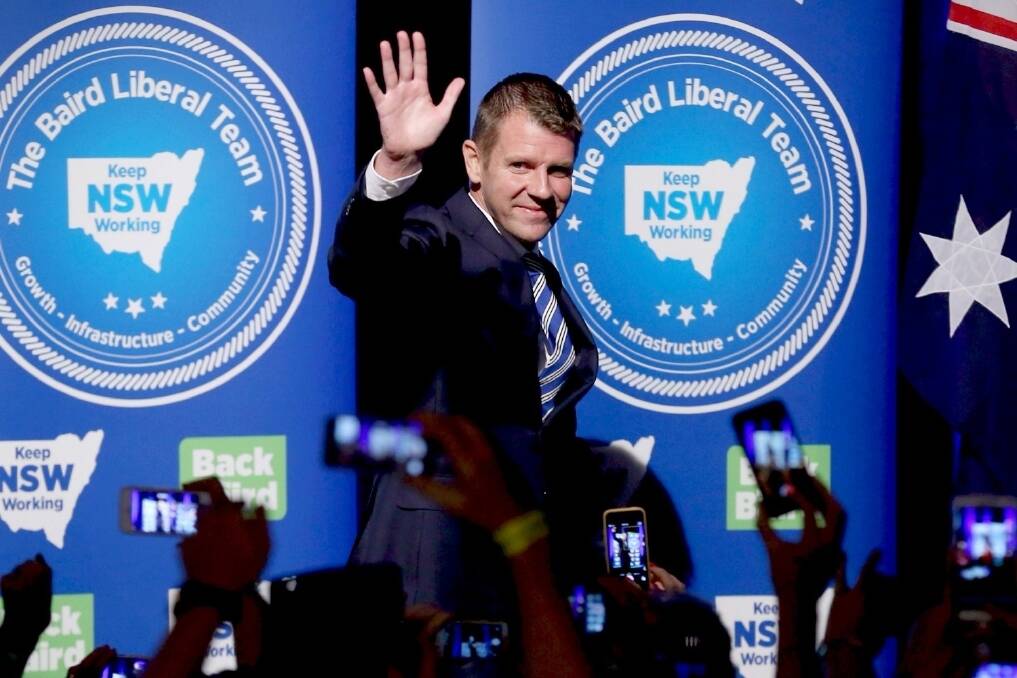 Mike Baird and the Coalition won a second four year term in government on Saturday night.