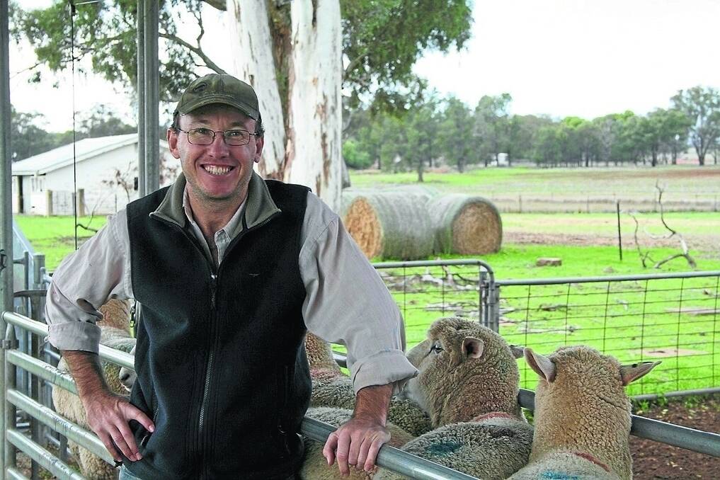 NSW Department of Primary Industries livestock researcher Edward Clayton, Wagga Wagga.