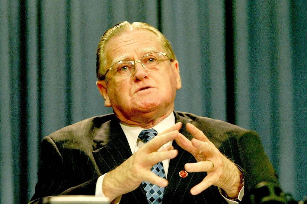 Christian Democratic party leader and Upper House member Reverend Fred Nile.