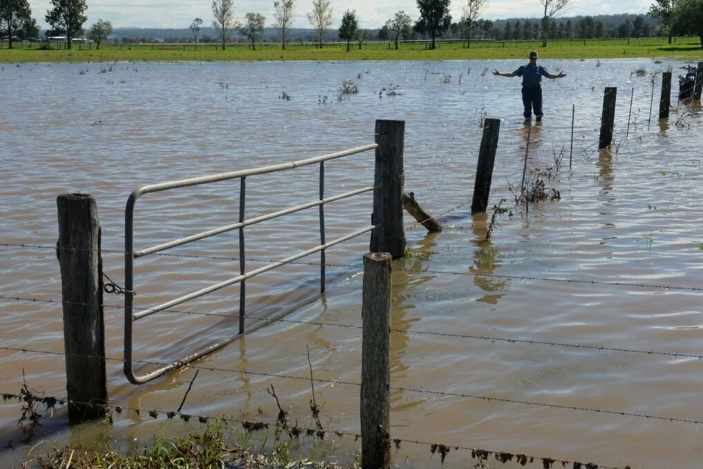 More than 7000 hectares of land throughout the Hunter are still inundated with water after last week's storms.