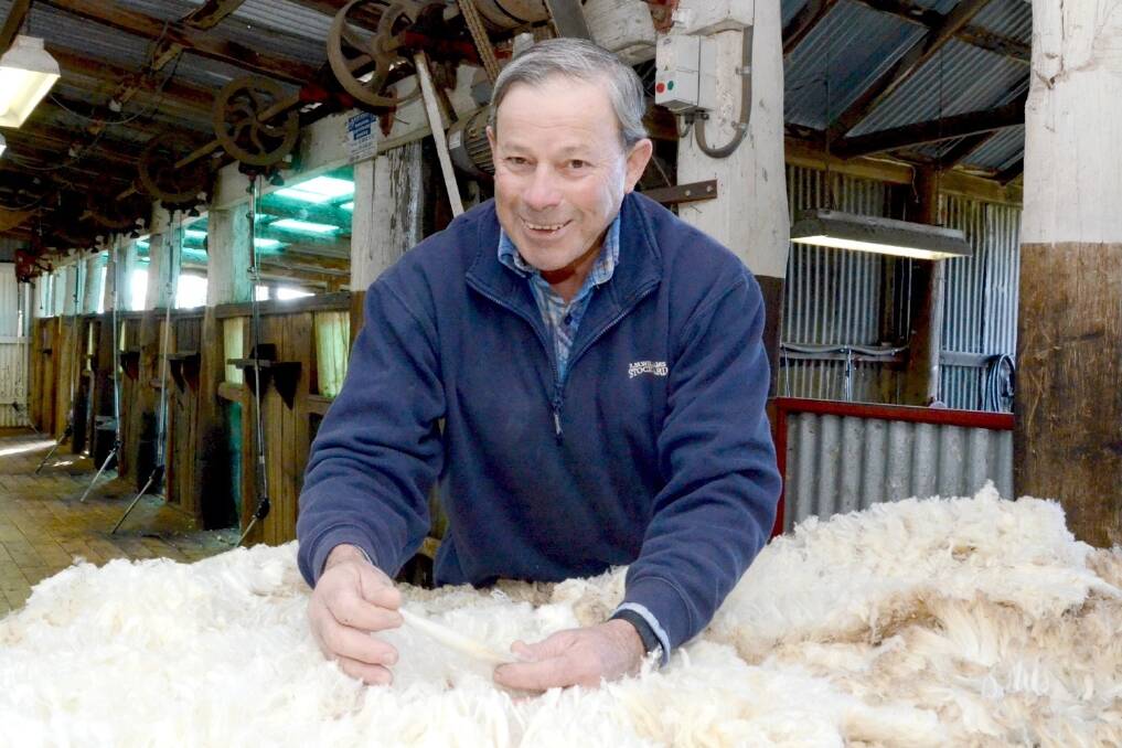 Yeoval woolgrower Steve Gough is weighing his options to take up more futures contracts.