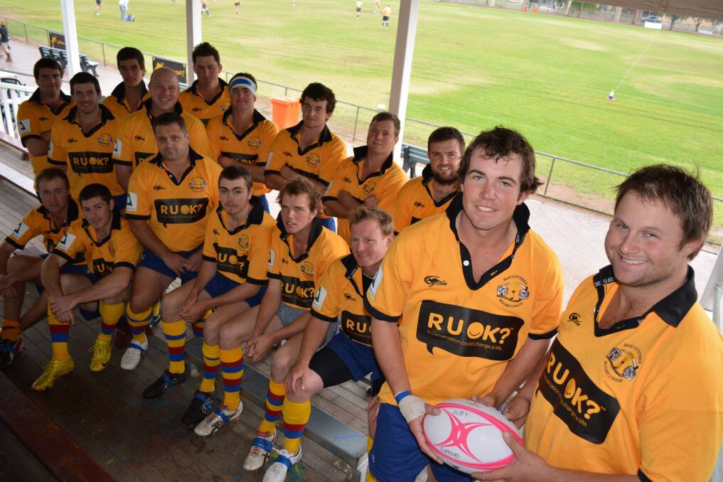 The 2014 Hay Cutters Rugby Union Club senior team.