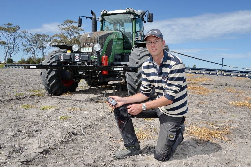 Probotiq senior systems engineer, Dr Ard Nieuwenhuizen is from The Netherlands and was at the Tulloona Field Day to launch the first driverless tractor in Australia. Dr Nieuwenhuizen is working closely with farmer Gerrit Kurstjens, Beefwood, Moree, and teaching him how to operate the new system.