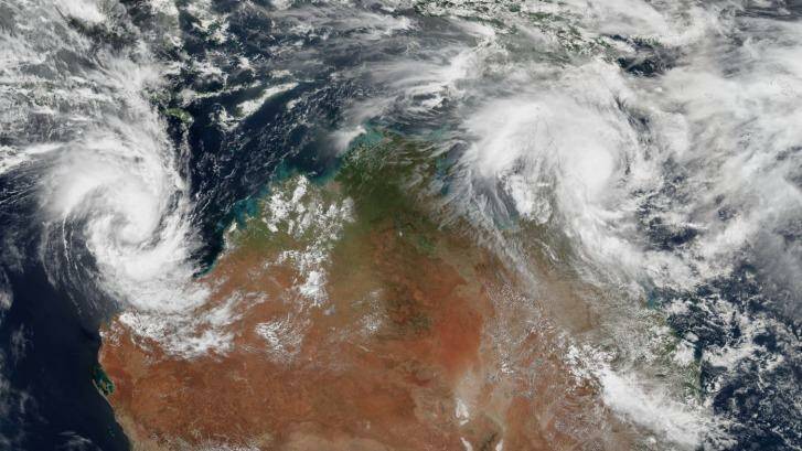 Expect a more active cyclone season for Australia, the Bureau of Meteorology says. Photo: NASA/NOAA