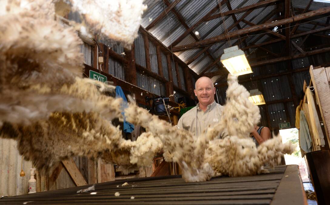Rising wool prices have put a smile on the face of woolgrower Lachlan Campbell, "Burrandong", Dripstone via Wellington.
