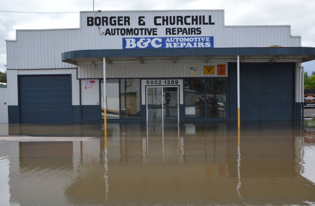Businesses and homes in Forbes have been inundated with floodwater after the Lachlan River broke it banks. Funding assistance is available.