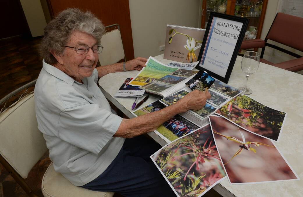 Elsie has spent her life compiling information about native flora around her home in West Wyalong