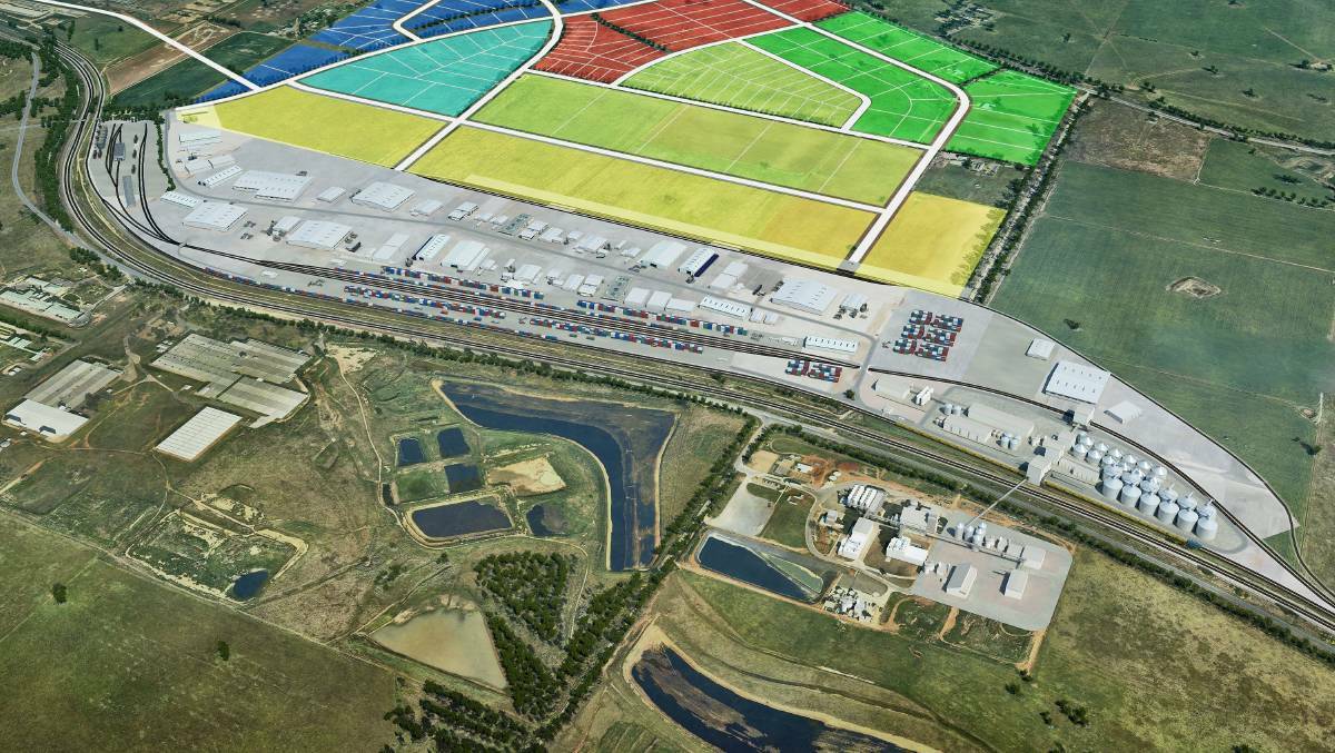 Plan for the fully-funded Riverina Intermodal Freight and Logistics (RIFL) Hub in Bomen