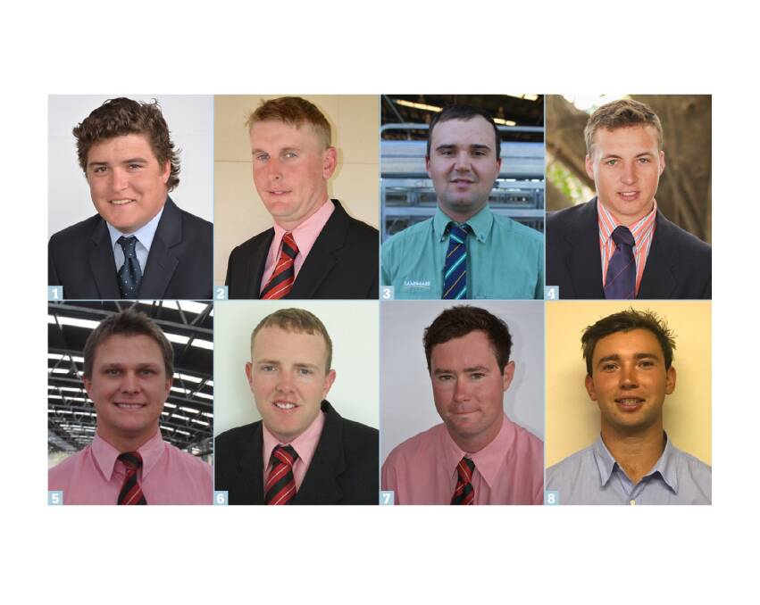 Australian Livestock and Property Agents Association (ALPA) National Young Auctioneers Competition finalists.