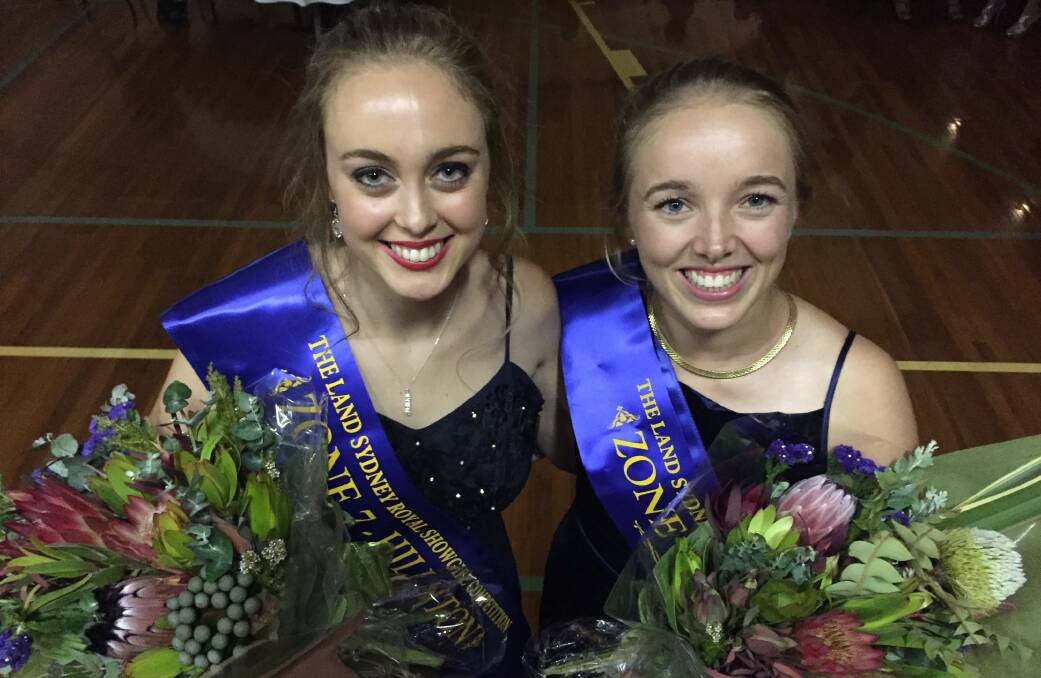 Zone 7 finalists Walbundrie Showgirl Olivia McIntosh and Wagga Wagga Showgirl Emma Gorman are off to the Sydney Royal Show this year.