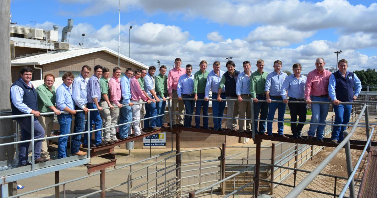 Agents on the catwalk during the ALPA Auctioneers School in Wagga Wagga this week.