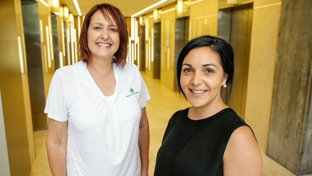 TARGETED SCHOLARSHIPS: Voice of Horticulture chair Tania Chapman and Victorian vegetable grower Emma Germano helped shape a new program that is dedicated to women.