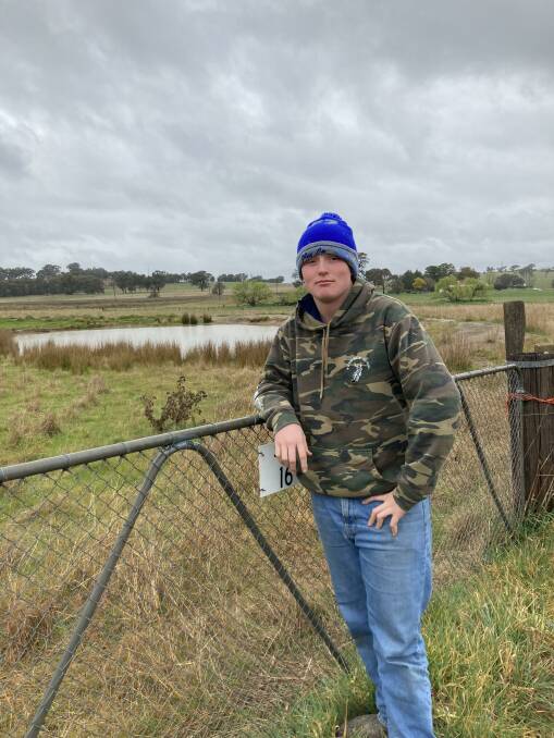 Toby Bowron is among 10 rural students who are stuck in NSW and can't get home to Victoria because the government won't let them. Photo: Marion Bowron