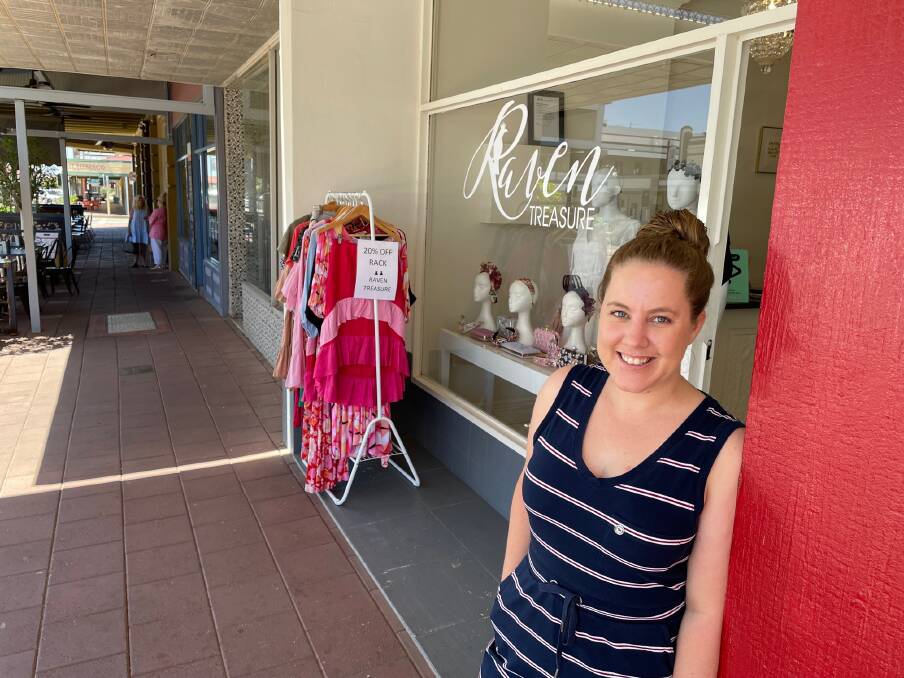 Rosie Siemer from Raven Treasure Broken Hill was instrumental in rallying local businesses' to urge people to shop local in the pandemic. Picture by Samantha Townsend 