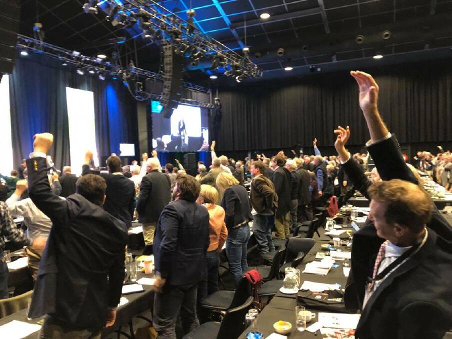 NSW Farmers conference in Sydney in 2019. Photo: Samantha Townsend