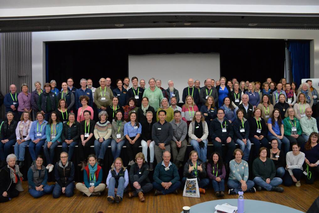 Landcare coordinators at the NSW Landcare program state gathering held in Dubbo in 2021.
