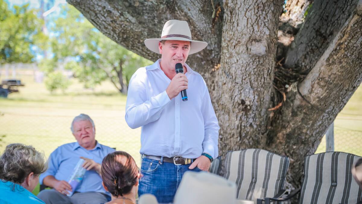 Leader of the Nationals and member for New England Barnaby Joyce.