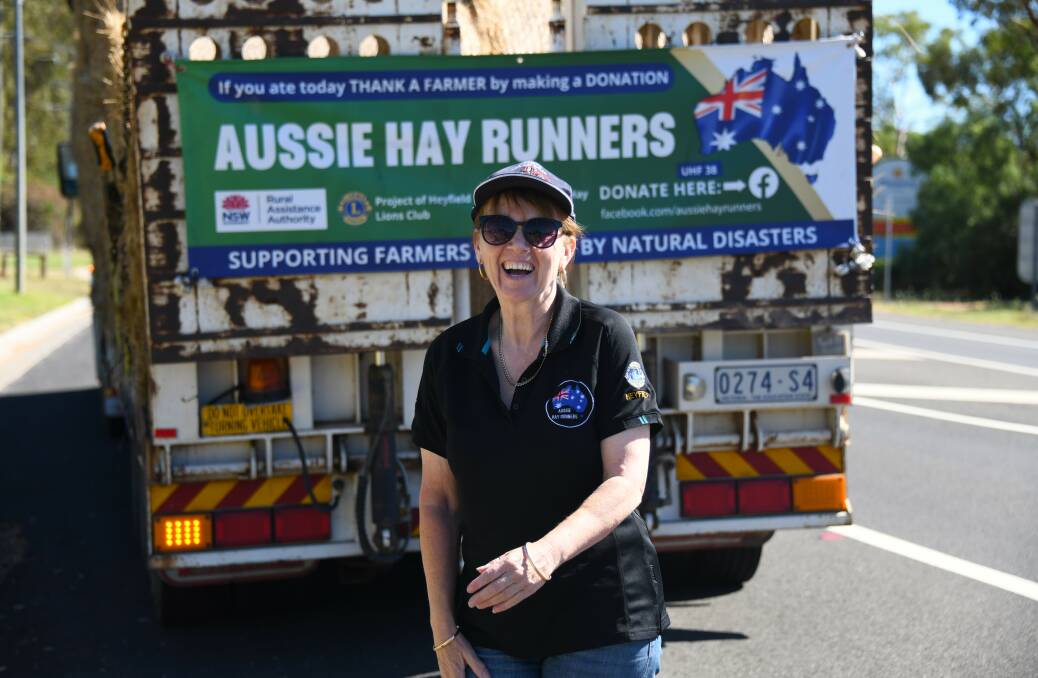 Linda Widdup founded the Aussie Hay Runners in 2019 to help farmers impacted by drought. Picture by Amy McIntyre
