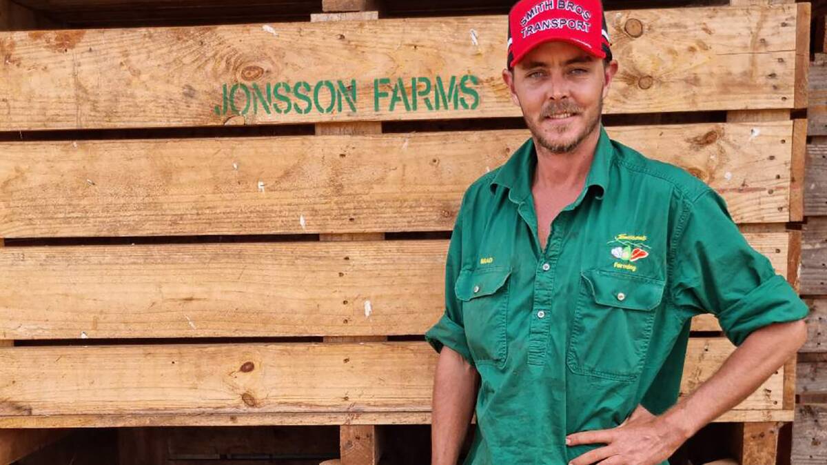 Artherton Tablelands farmer Brad Jonsson.