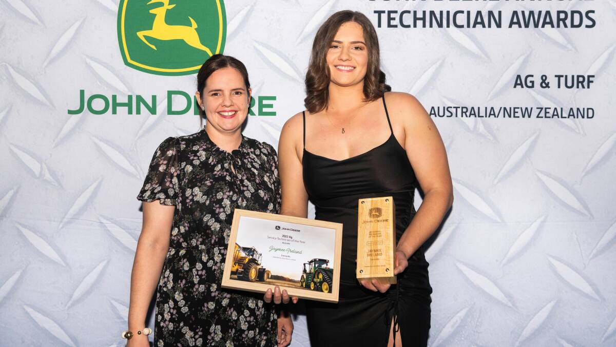Agriculture Service Technician of the Year Jaymee Ireland, Emmetts, Roseworthy, SA. Picture: Supplied