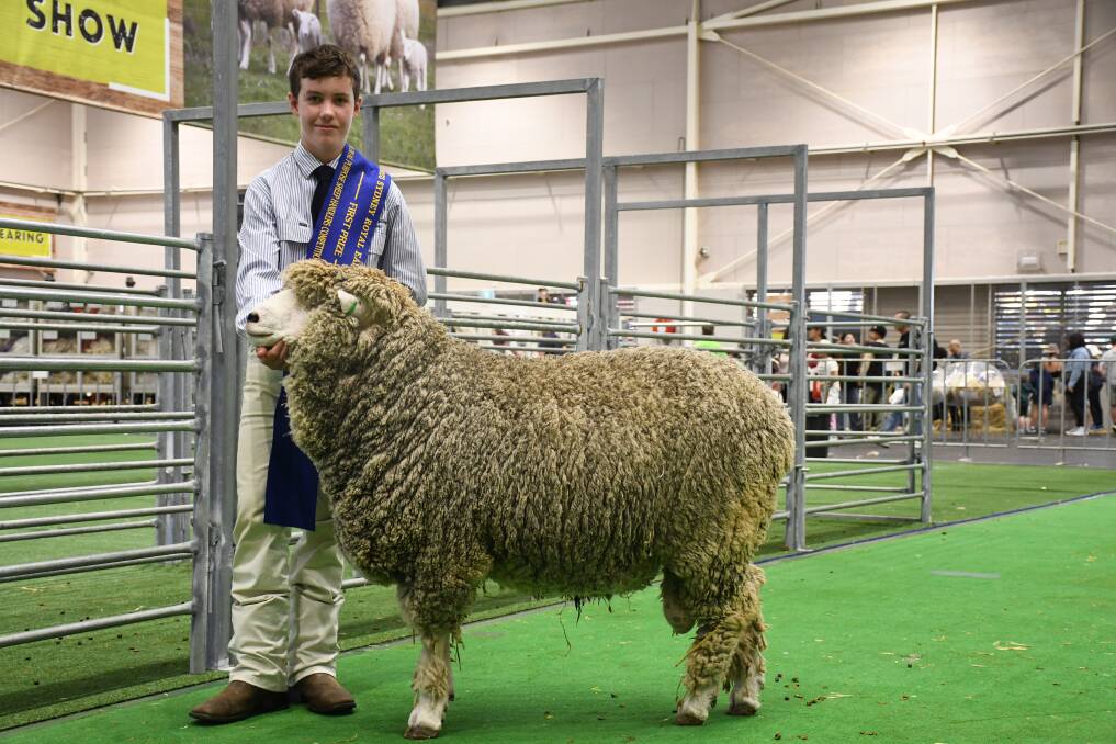 Max Gorey, St Gregory's, was awarded junior champion handler. 