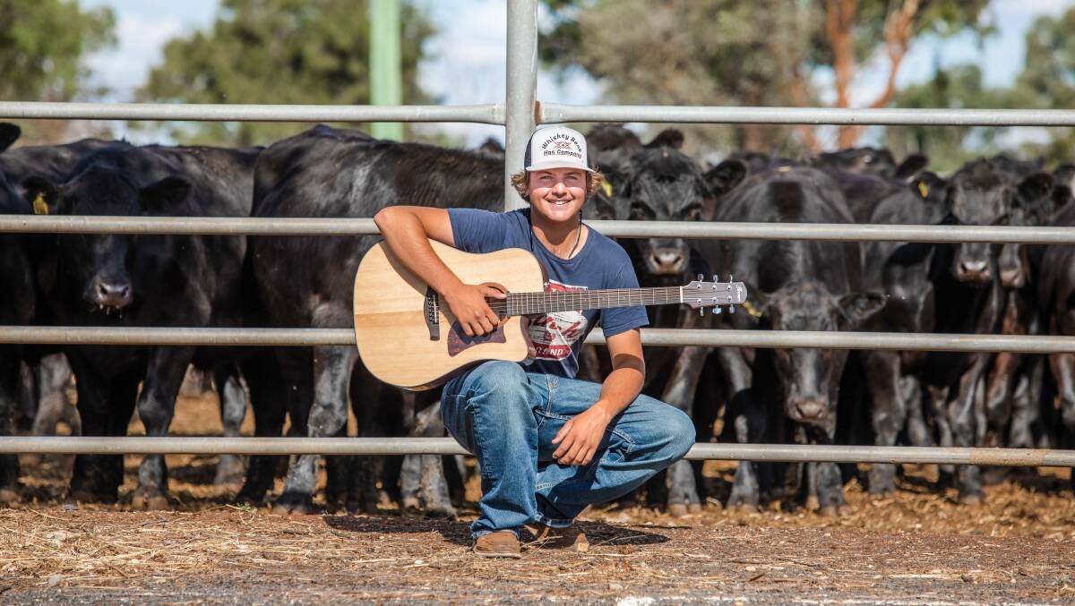 Livestock agent and singer Jack Garland, Dubbo. Pictures by Kate Loudon
