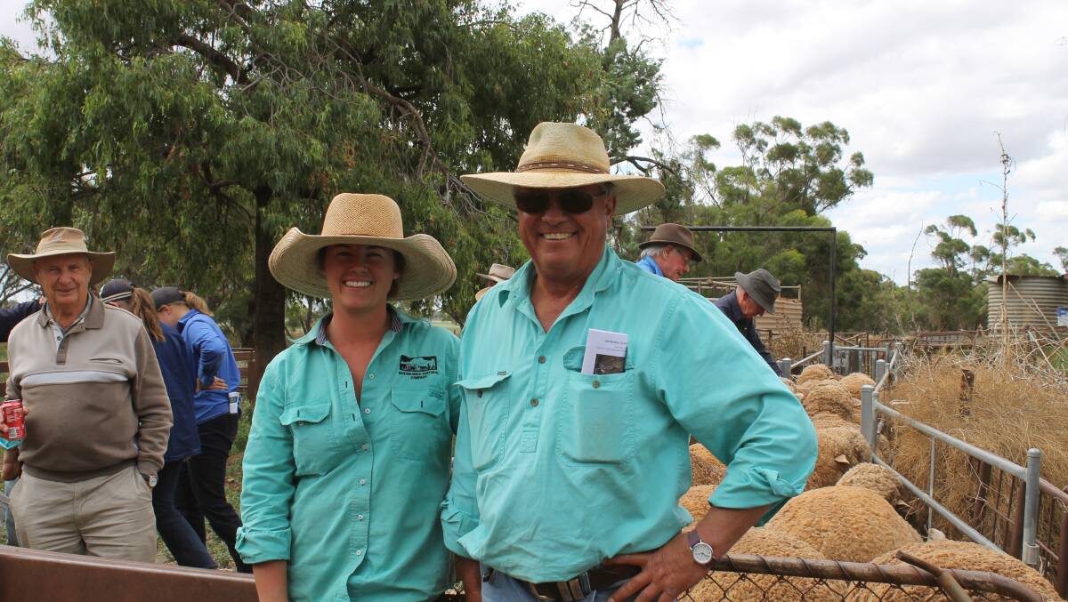 Competition winner Emma Northey with her classer Michael Elmes. Photo: supplied