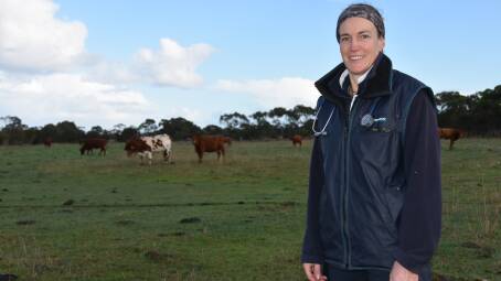 KNOWLEDGE SOUGHT: Mount Gambier, SA, vet Rebel Skirving is conducting research on whether colostrum has long term effects on diary cow fertility.