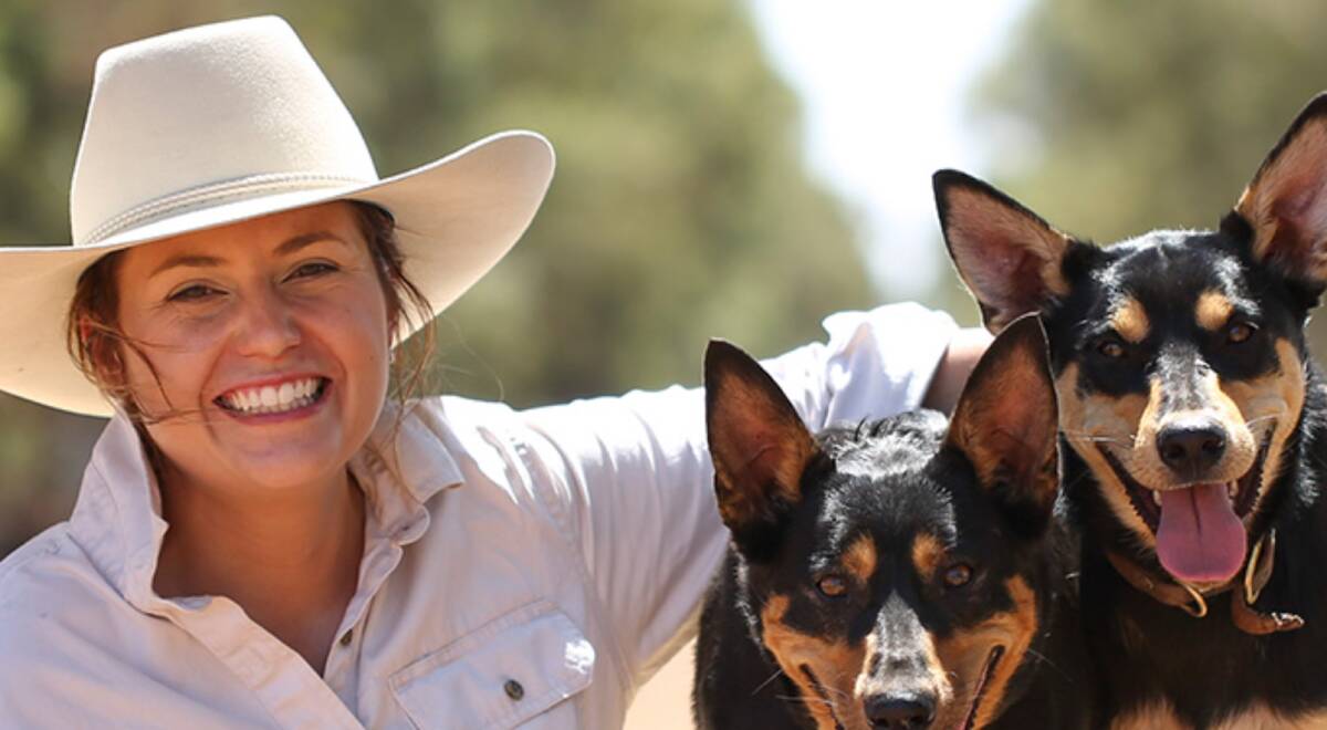 Veterinarian Sophie Hemley travels around far western NSW providing services with her business Rural Vets Australia. Photo: Supplied