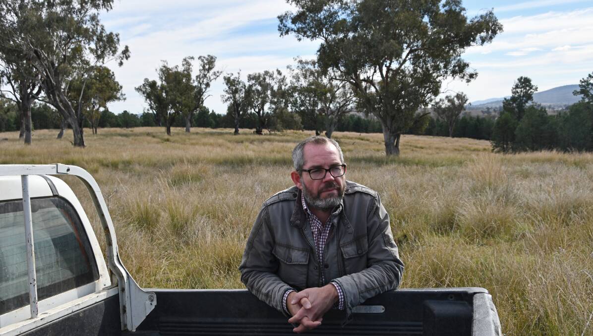 Liverpool Plains farmer Peter Wills says the Narrabri Plains coal seam gas project and pipeline will destroy their land. Picture supplied. 