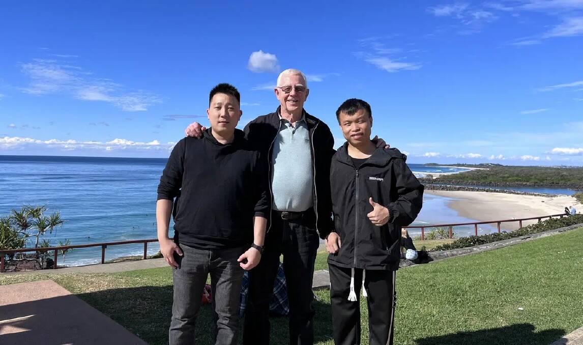 Geoffrey Eberhard, middle, personally advocates strongly for environmental protection, which aligns with Senza's committment to sustainable development. Picture supplied