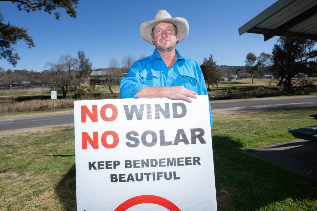 Bendemeer resident and Save our Scenery member Andrew Powell. Picture by Peter Hardin