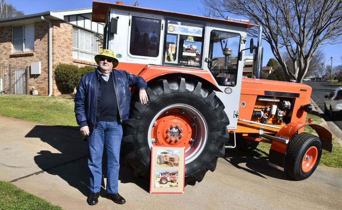 Graham Press, Orange, will participate in the annual Tractor Trek to raise money for Little Wings. Picture by Judith Keogh.
