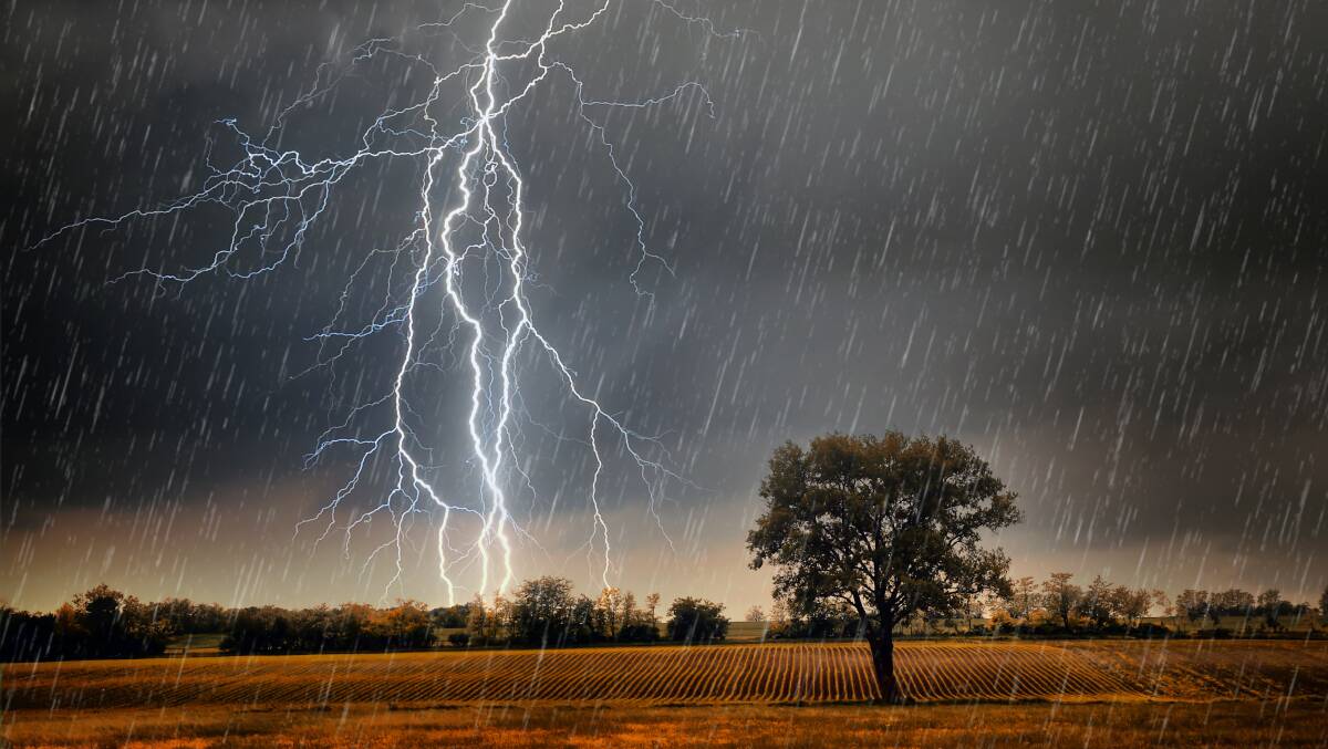Severe thunderstorms and minor flood warnings have been issued across inland NSW. Picture via Shutterstock