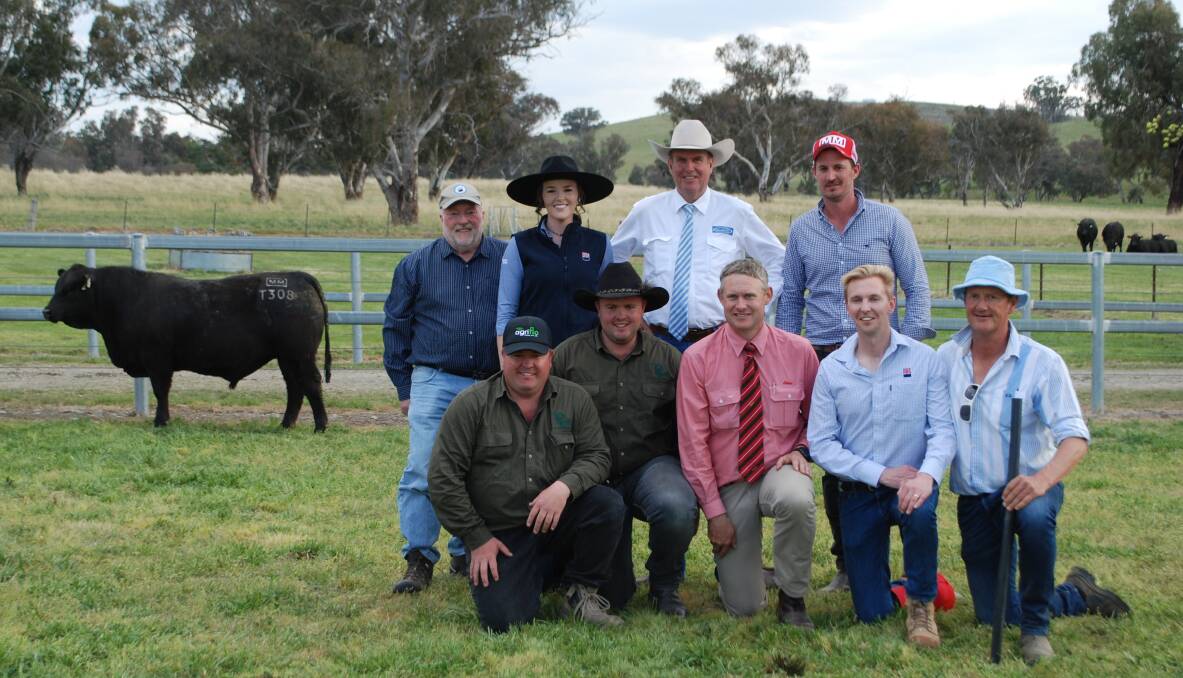 Peter Mowbray, Annie Pumpa, Paul Dooley, Trent Walker with (front) Shane and Bayden White, Rosemount Pastoral, Andrew Bickford, Fletch Kelly, Ross Thompson. 
