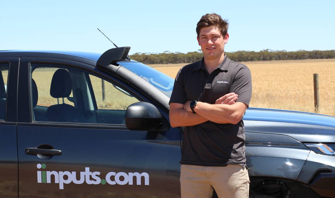 A new Eyre Peninsula-based tech start-up founded by Fraser Kessling allows companies to bid on tenders from farmers on their fertiliser and chemical needs. Picture supplied