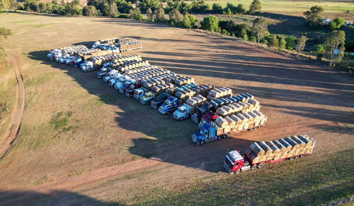 Aussie Hay Runners made its first deliveries to the Upper Hunter in October. Picture supplied.