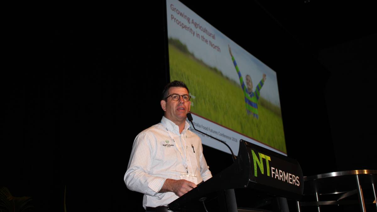 FOCUS ON BUSINESS: Agrifutures Australia, general manager research and innovation manager, Michael Beer spoke of changing the conversation from production to business at the Northern Food Futures conference in Darwin.