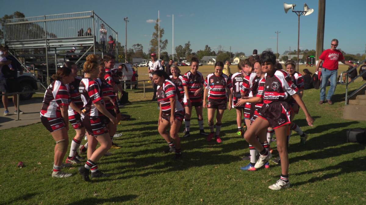 DANCE LIKE A BEAR: The Coonamble Bears Rugby League team is dances up a storm in support of the Coonamble Rain Dance to be held on the 6th of October. 