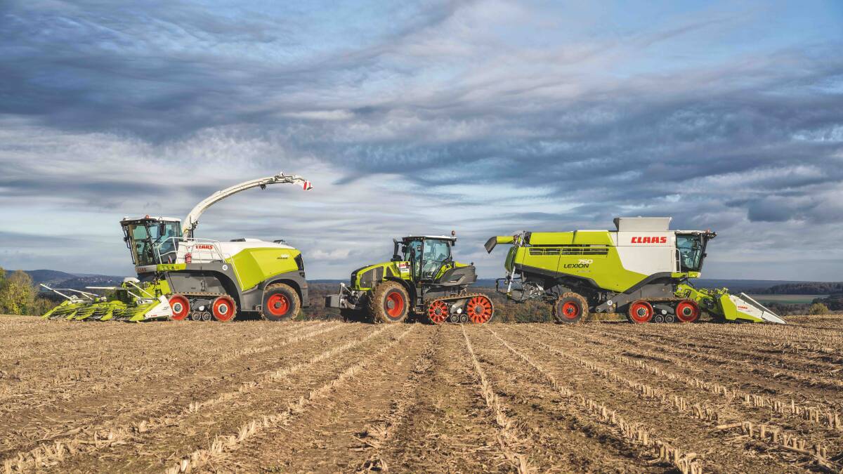 MAKING TRACKS: The Jaguar 960 TerraTrac is the first forage harvester with a factory-integrated crawler track assembly. It has been officially released by harvest specialist Claas for delivery in 2019.