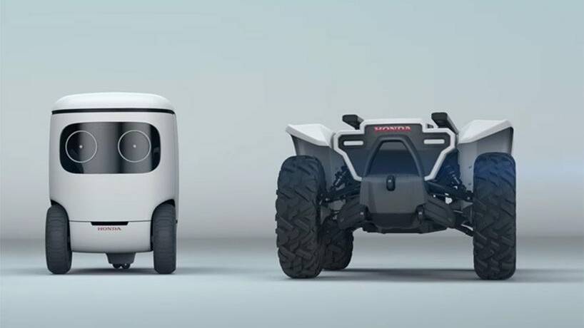 The Honda 3E-B18, a robotics device designed for casual use in indoor or outdoor spaces and the 3E-D18, an autonomous all terrain vehicle (ATV)