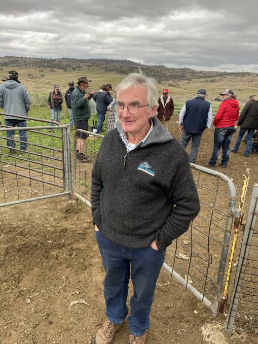 Neil Lynch, president of the Berridale Merino ewe competition committee. 