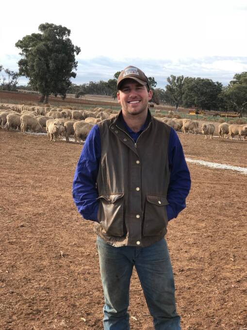 Alex Davies said succession planning, farm debt and drought are the biggest issues confronting primary producers, and he hopes to gain invaluable skills by attending the Farm Managers Program and which he will use on the farm and for wider advocacy and extension work. Photo: supplied.