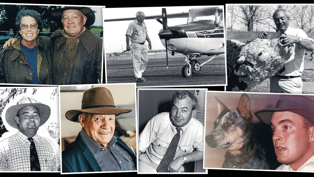 Journalist, pilot, cattle breeder, companion to Needles and father - Chris Pettit in action, as many will remember him. Photos (Leonie Pettit)
