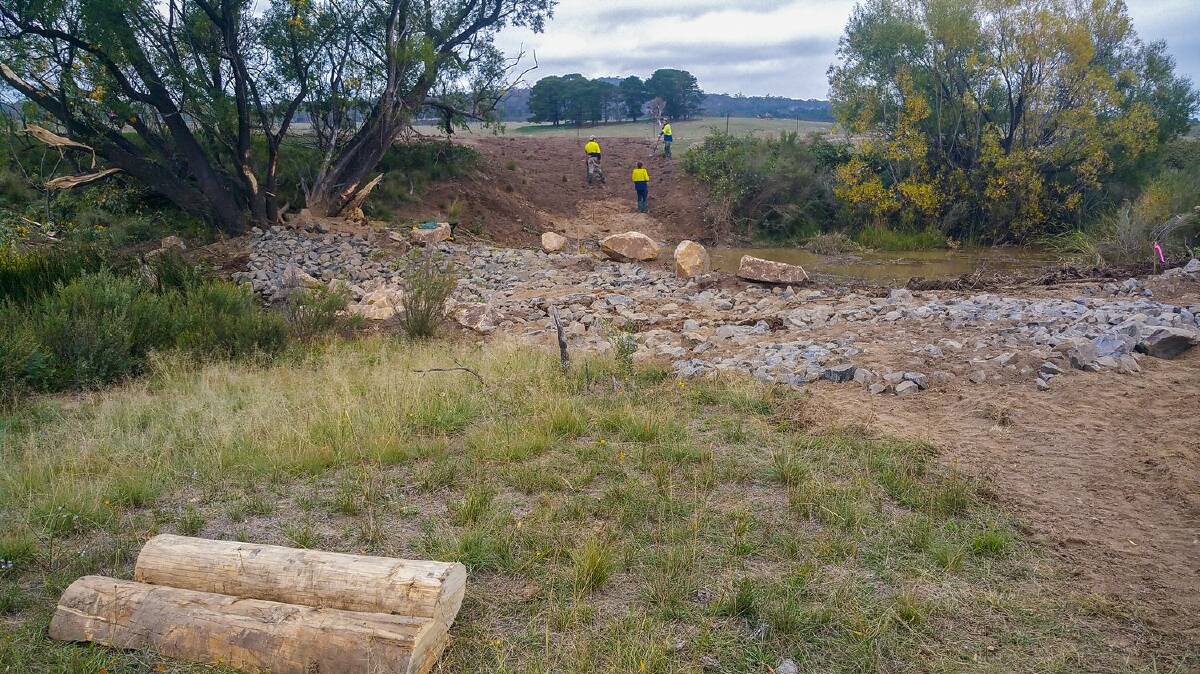 Restoring the waterways - Mulloon Creek in March 2018. Photo: Supplied